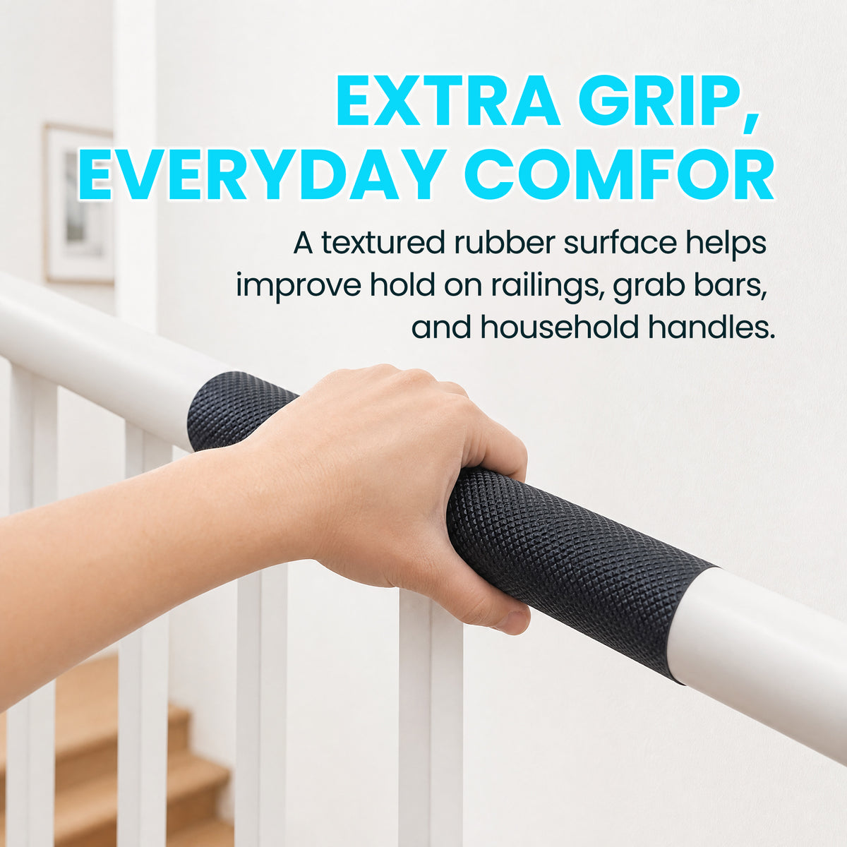 LifeGrip Water-Resistant Rubber Grip Tape for Handles