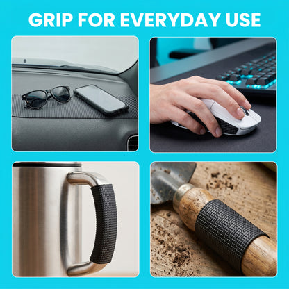 LifeGrip Water-Resistant Rubber Grip Tape for Handles
