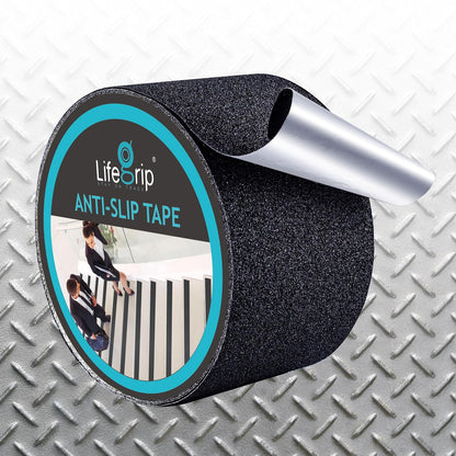 LifeGrip Aluminum-Backed Anti-Slip Tape for Irregular Stair Steps