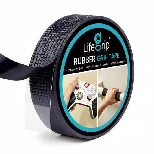 LifeGrip Water-Resistant Rubber Grip Tape for Handles