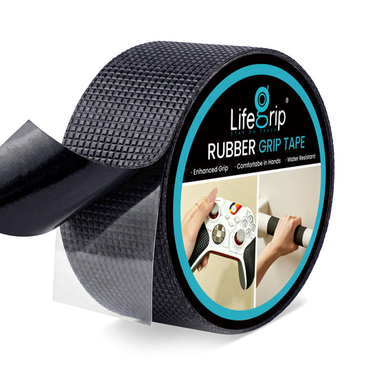 LifeGrip Water-Resistant Rubber Grip Tape for Handles
