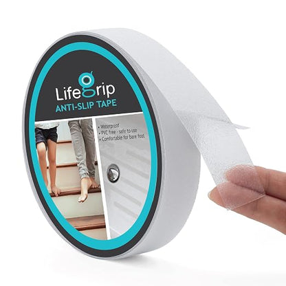 LifeGrip Clear Waterproof Anti-Slip Tape for Tubs & Showers