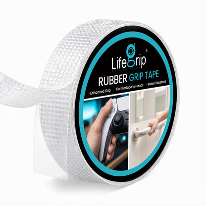 LifeGrip Water-Resistant Rubber Grip Tape for Handles