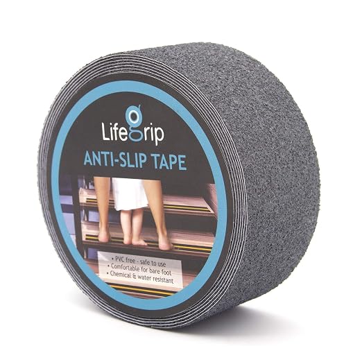 LifeGrip Rubber Waterproof Anti-Slip Tape for Pools & Wet Areas