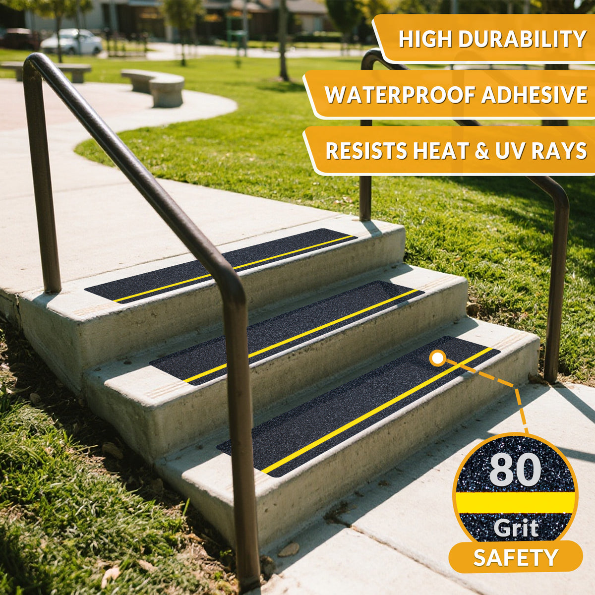 LifeGrip Reflective Anti-Slip Stair Treads
