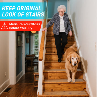 LifeGrip Transparent Anti-Slip Stair Treads for Wood Steps