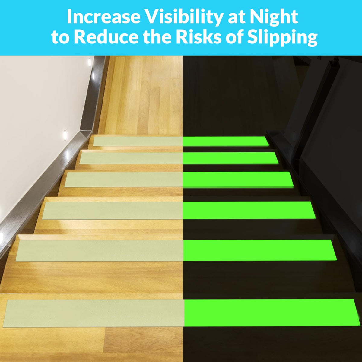 LifeGrip Glow-in-the-Dark Anti-Slip Traction Tape – Luminous Green