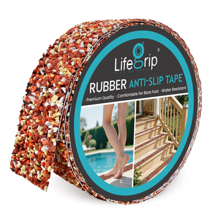 LifeGrip Rubber Waterproof Anti-Slip Tape for Pools & Wet Areas