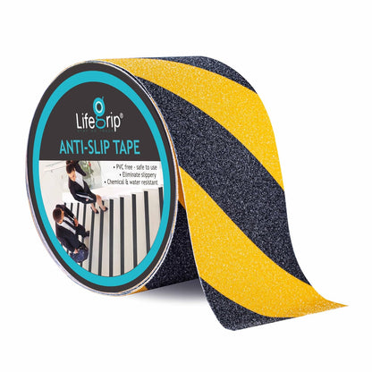 Lifegrip Caution Anti-Slip Tape – Yellow & Black