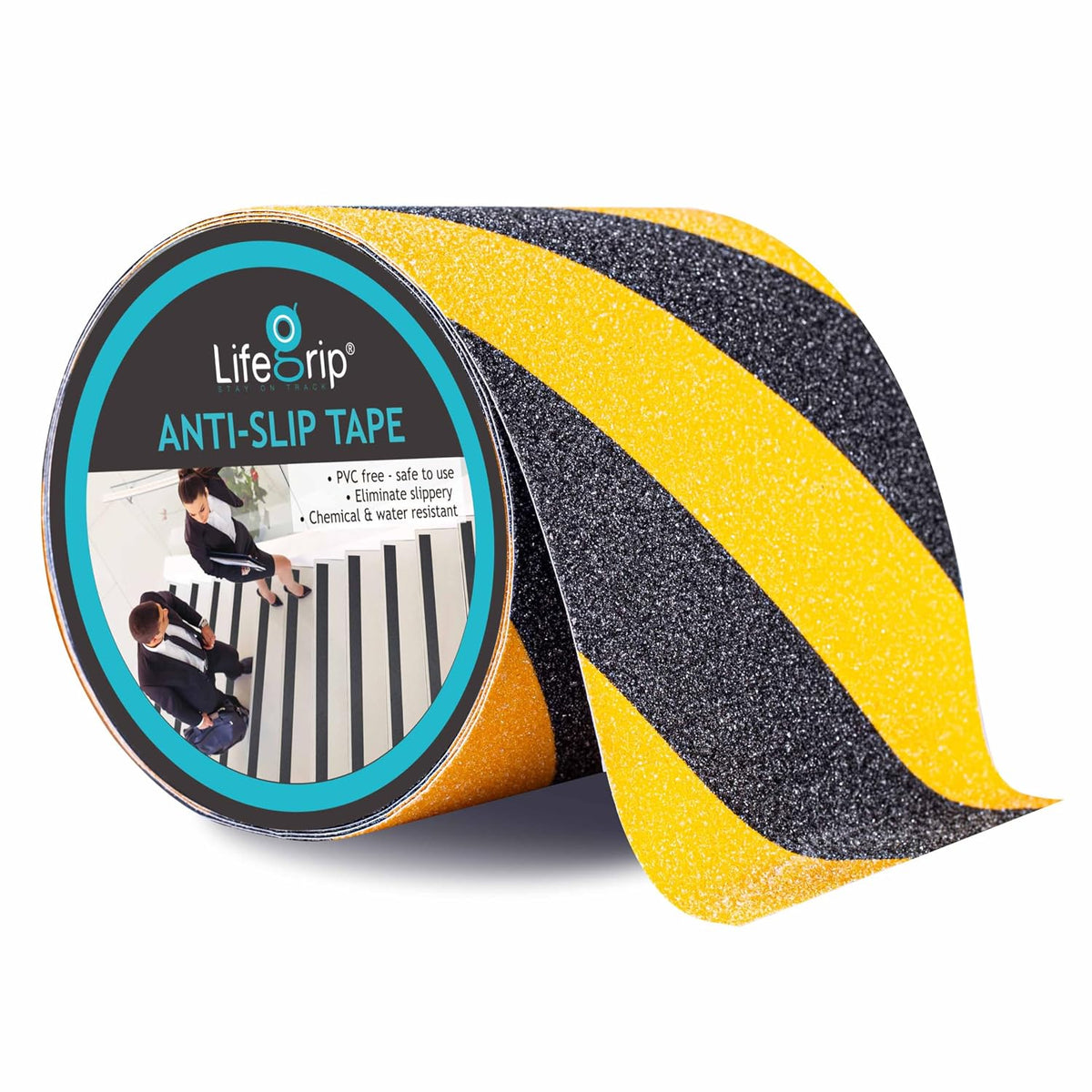 Lifegrip Caution Anti-Slip Tape – Yellow & Black